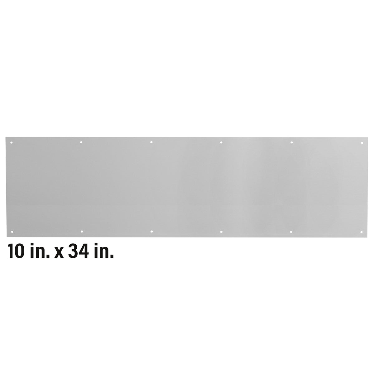 10 x 34-Inch Aluminum Door Kick Plate, Satin Finish product photo