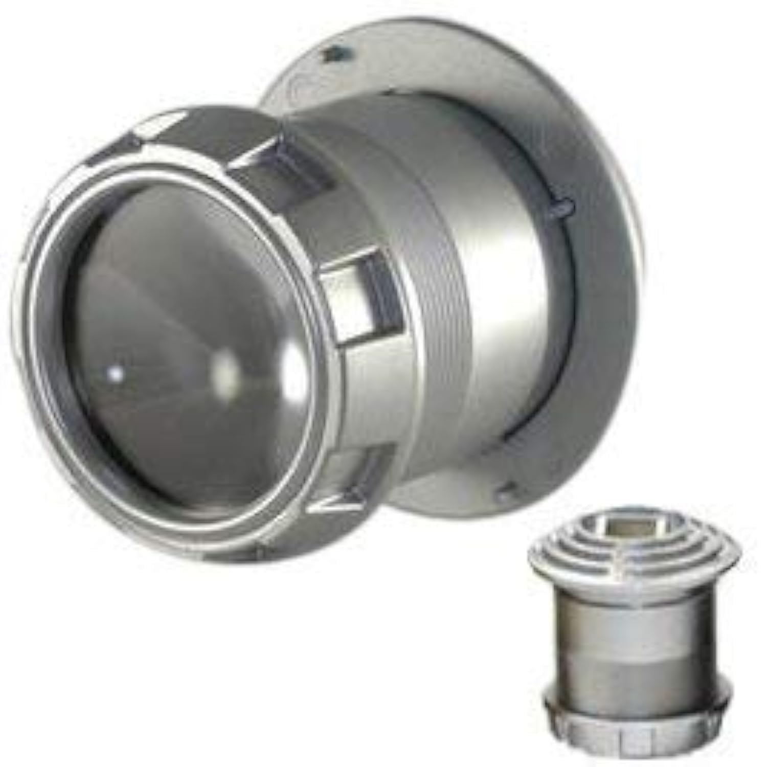 DS2000 Wide-Angle Door Viewer, Aluminum Silver Finish product photo