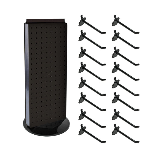 Revolving Pegboard Counter Display with Hooks product photo