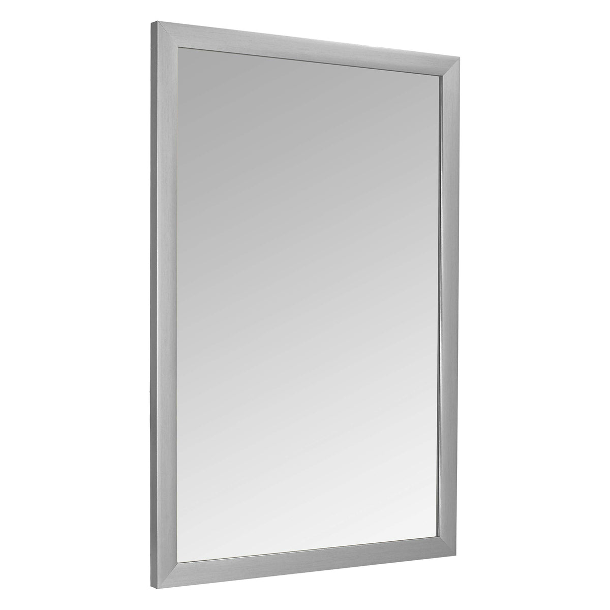 24 x 36-Inch Rectangular Wall-Mount Mirror, Standard Trim, Nickel product photo