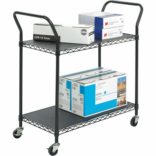 Two-Shelf Wire Utility Cart product photo