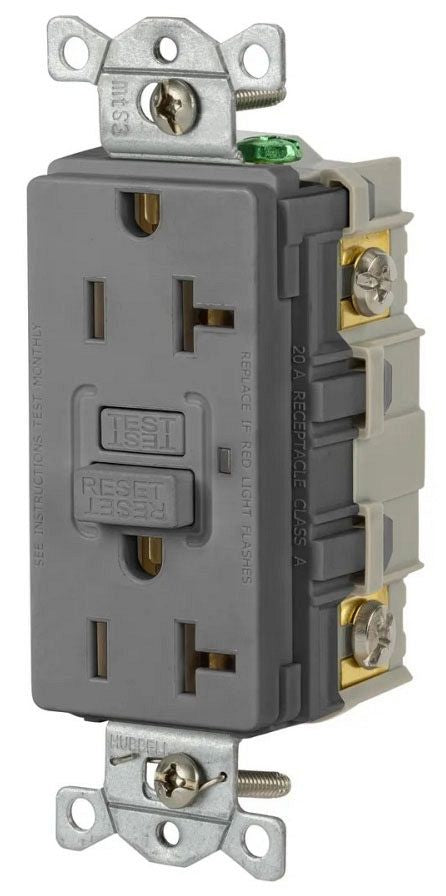 20A Heavy-Duty Self-Test GFCI Receptacle product photo